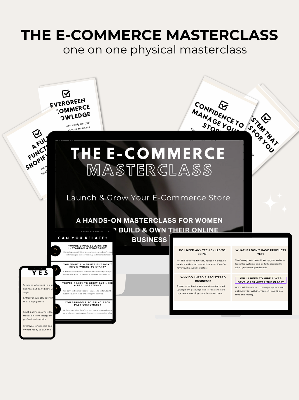 E-commerce Master Class Fourth Cohort